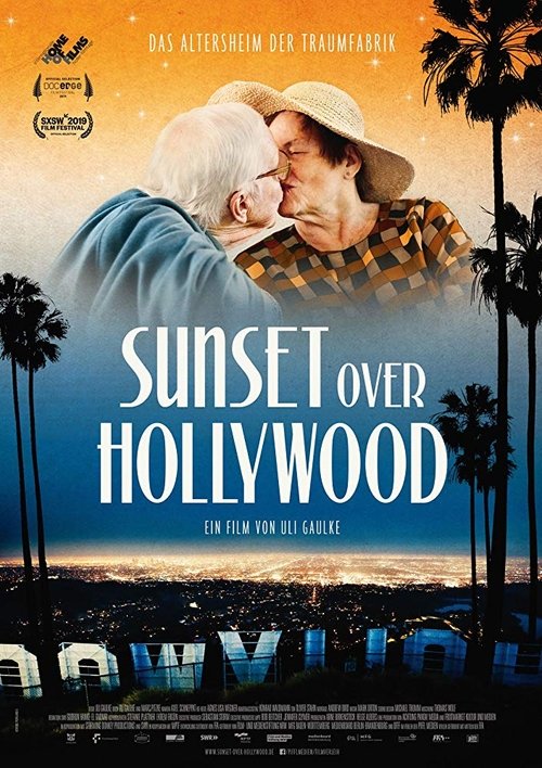 Sunset over Hollywood poster