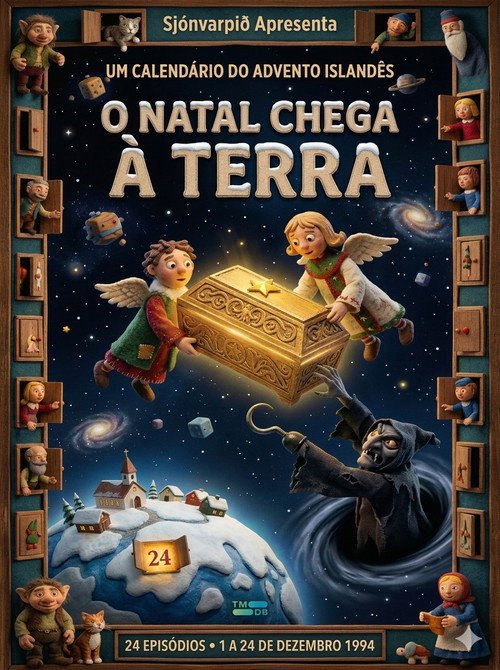 Calendar of Christmas poster