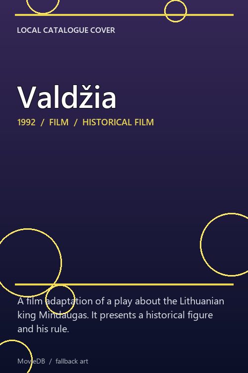 Valdžia poster