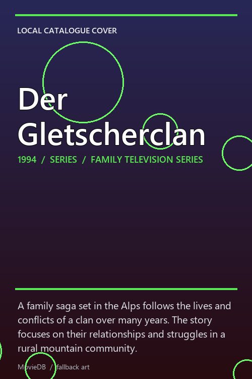 Der Gletscherclan poster