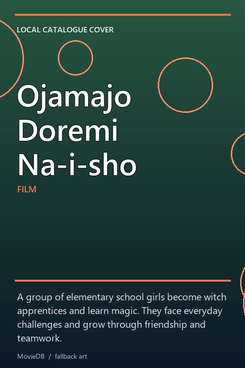 Ojamajo Doremi Na-i-sho poster