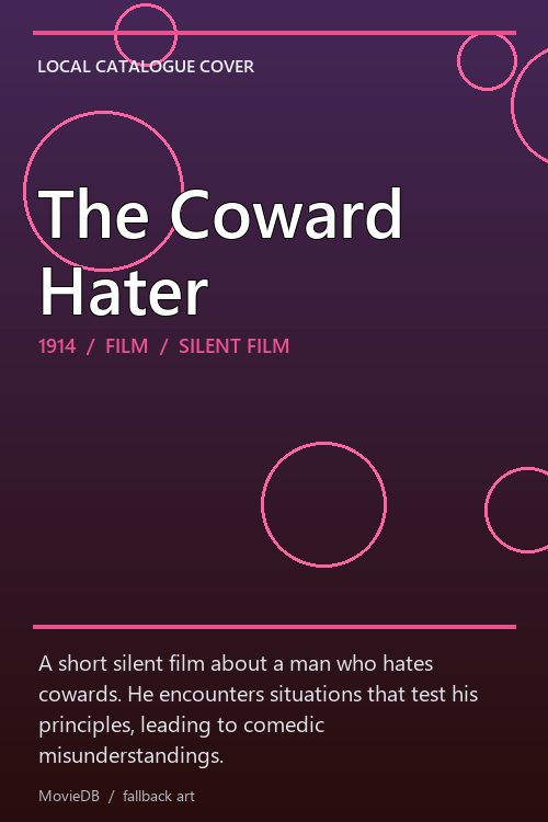 The Coward Hater poster