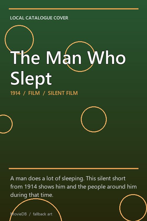 The Man Who Slept poster
