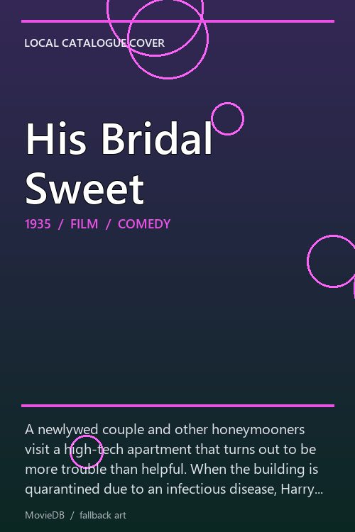 His Bridal Sweet poster