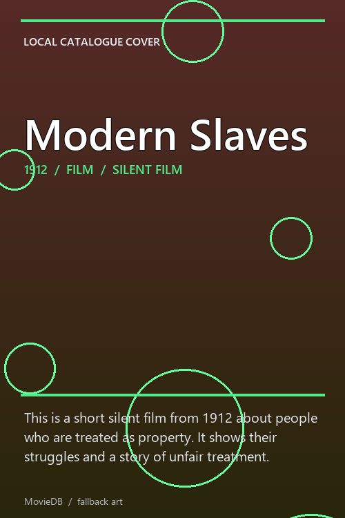 Modern Slaves poster