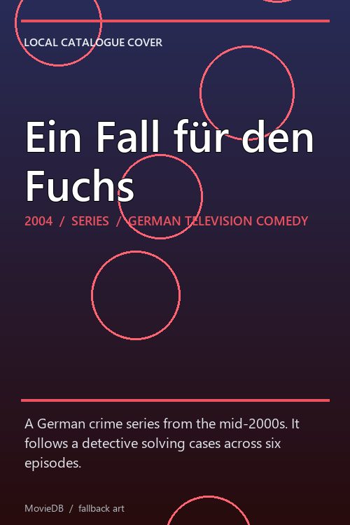 Ein Fall für den Fuchs poster