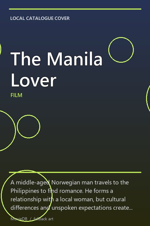 The Manila Lover poster