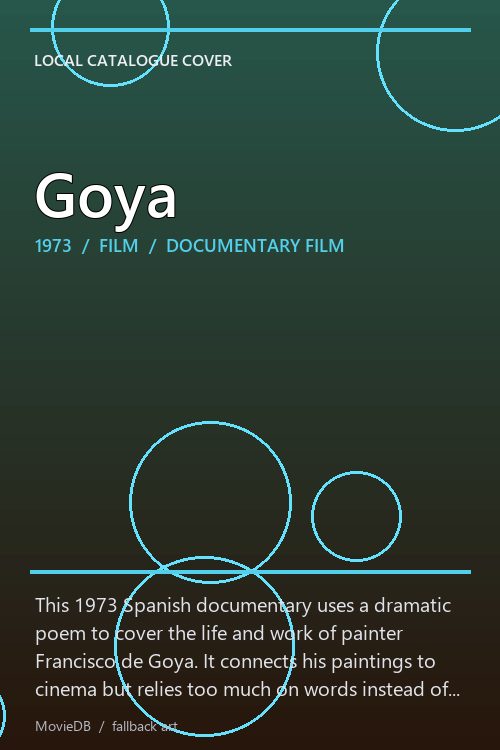 Goya poster