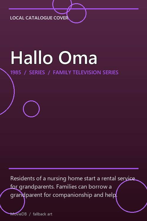 Hallo Oma poster