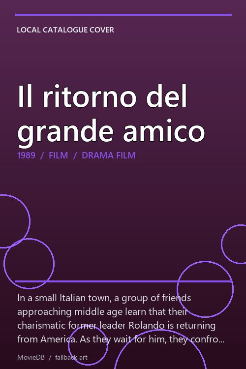 Il ritorno del grande amico poster