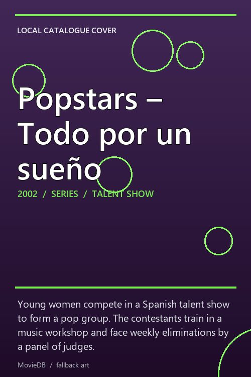 Popstars – Todo por un sueño poster