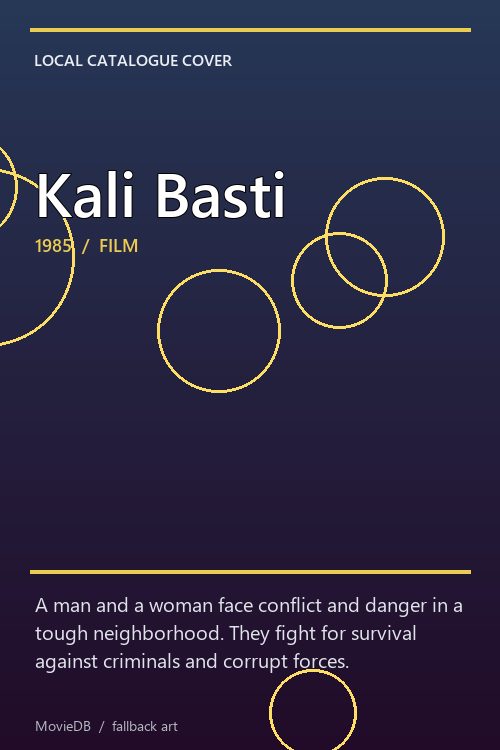 Kali Basti poster