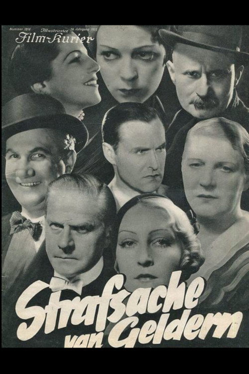 Strafsache van Geldern poster