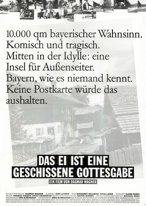Das Ei ist eine geschissene Gottesgabe poster