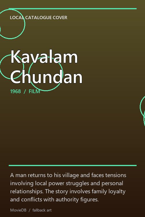 Kavalam Chundan poster
