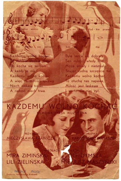Każdemu wolno kochać poster