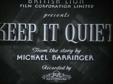 Keep It Quiet poster