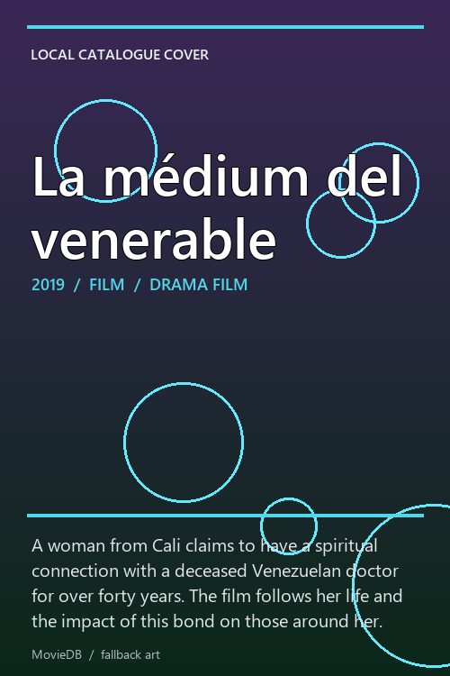 La médium del venerable poster
