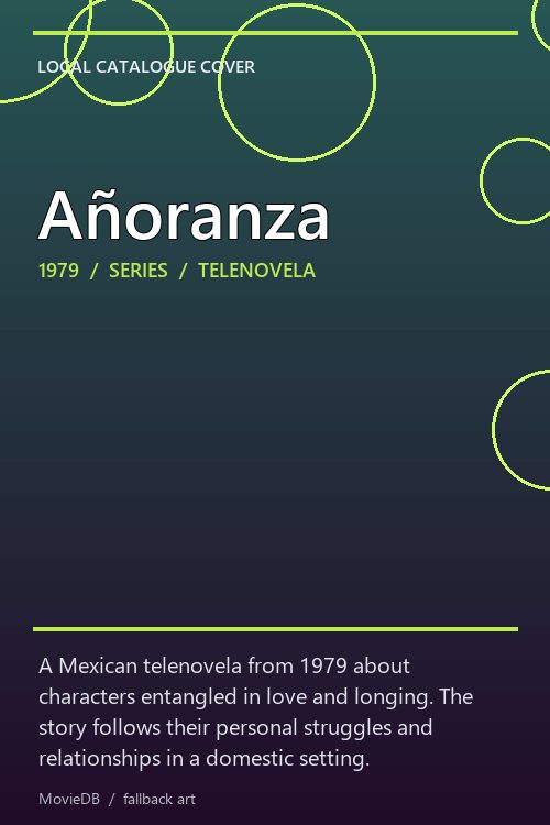 Añoranza poster