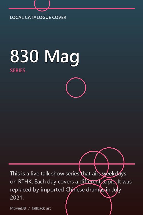 830 Mag poster