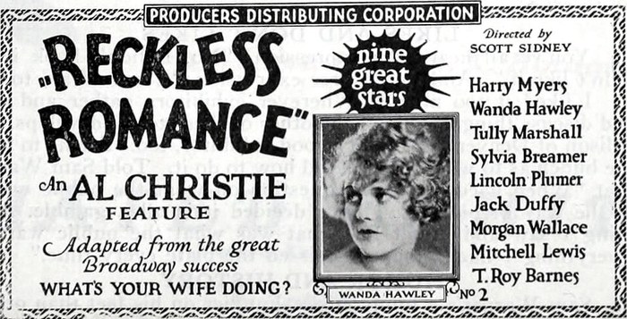 Reckless Romance poster