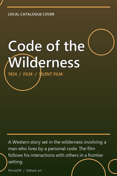 Code of the Wilderness poster