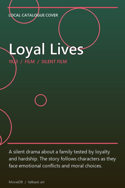 Loyal Lives poster