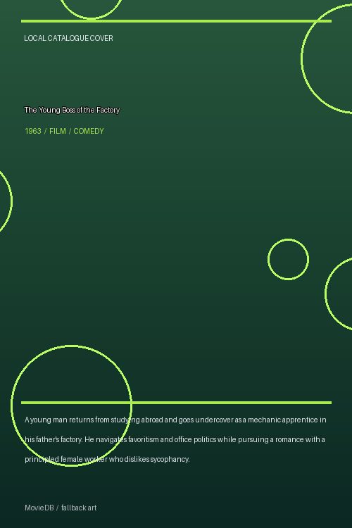 The Young Boss of the Factory poster