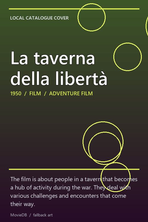 La taverna della libertà poster