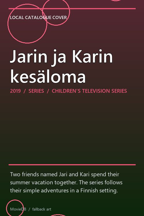 Jarin ja Karin kesäloma poster