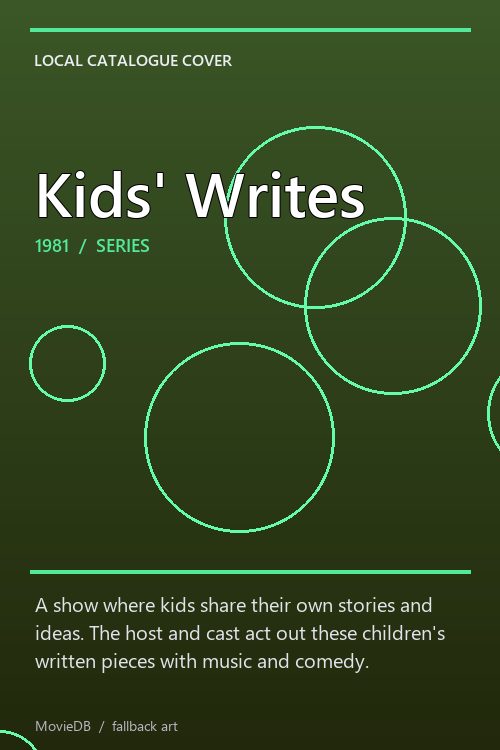 Kids' Writes poster