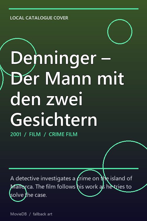 Denninger – Der Mann mit den zwei Gesichtern poster