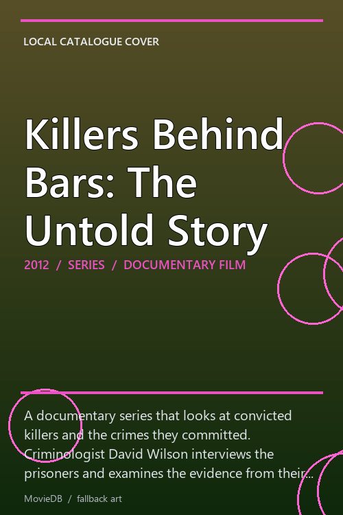 Killers Behind Bars: The Untold Story poster