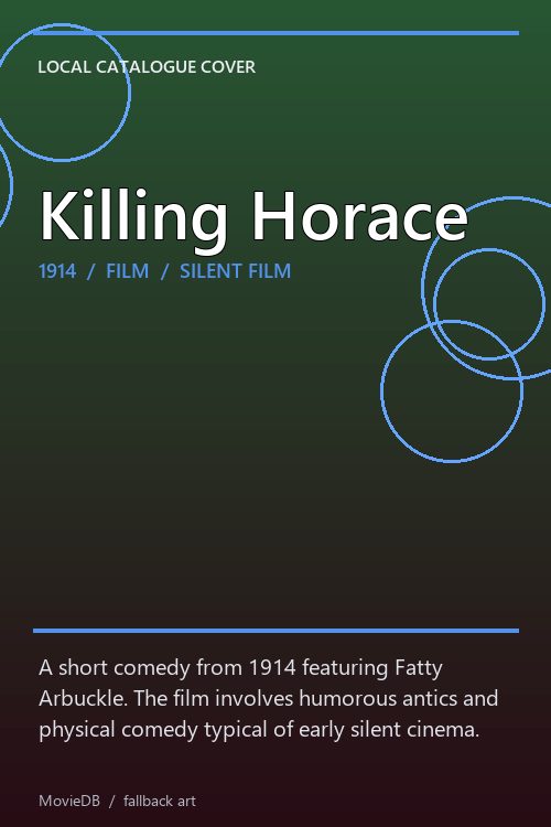 Killing Horace poster