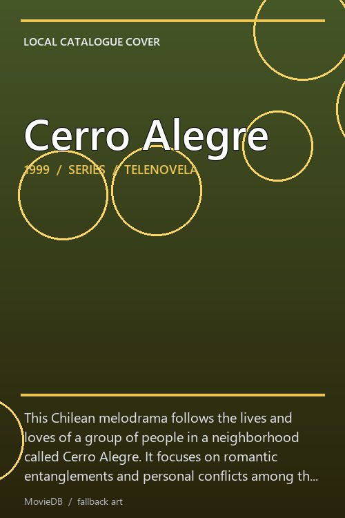Cerro Alegre poster