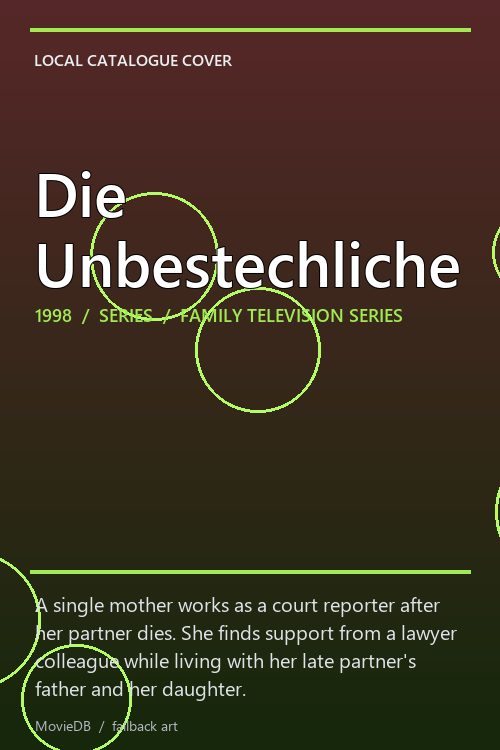 Die Unbestechliche poster