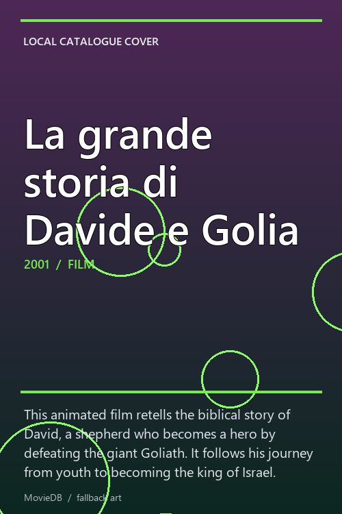 La grande storia di Davide e Golia poster