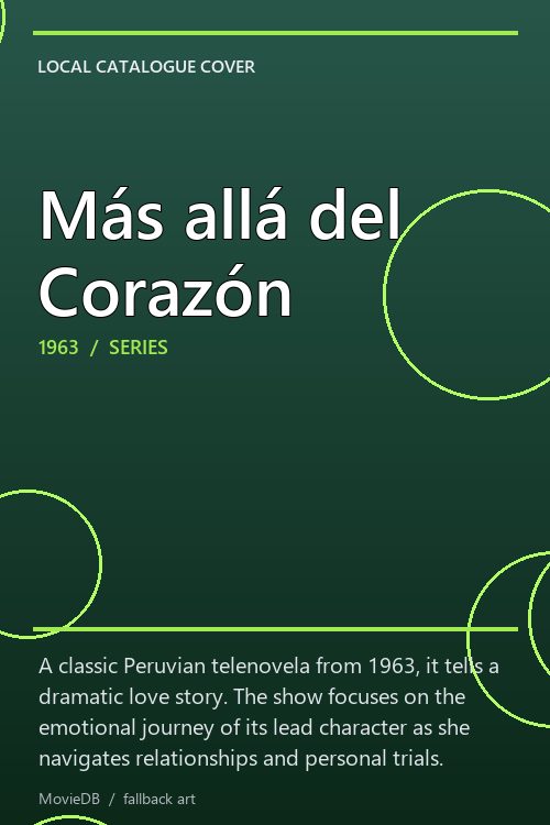 Más allá del Corazón poster