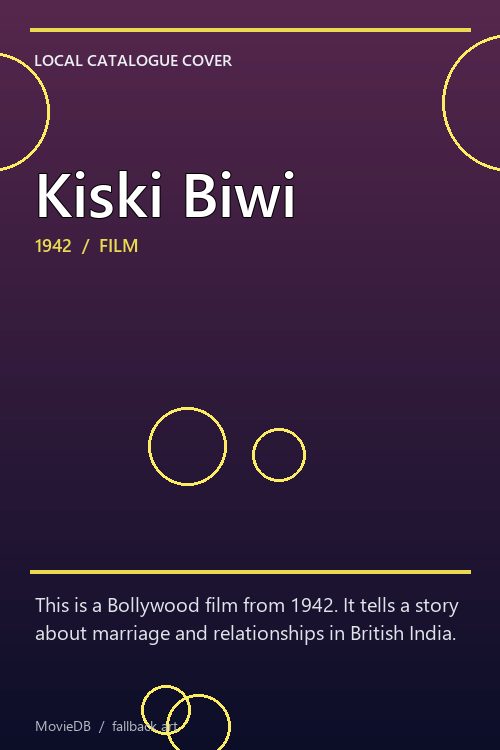 Kiski Biwi poster