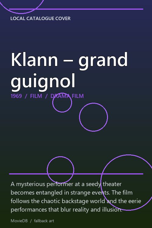 Klann – grand guignol poster