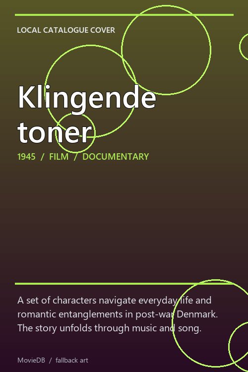 Klingende toner poster