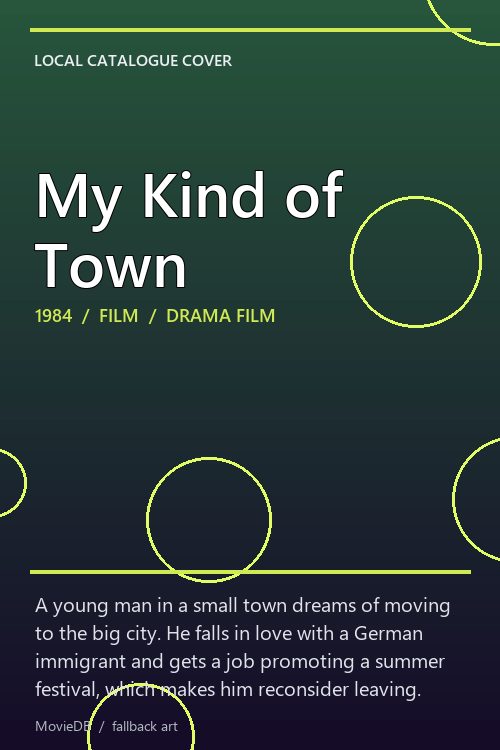 My Kind of Town poster