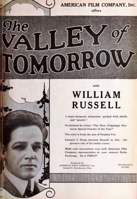 The Valley of Tomorrow poster
