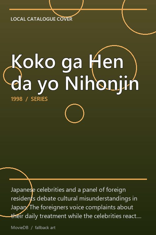 Koko ga Hen da yo Nihonjin poster