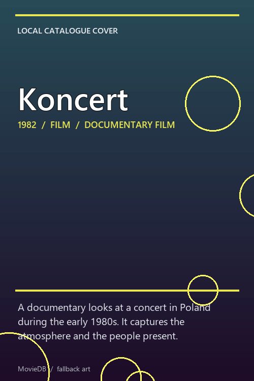 Koncert poster