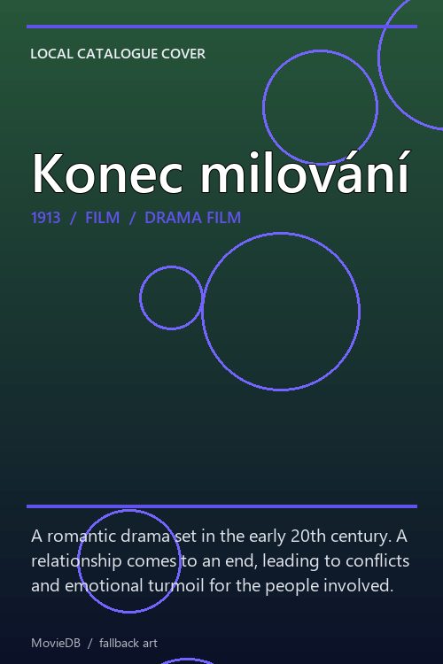 Konec milování poster
