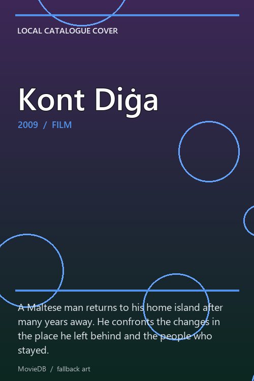 Kont Diġa poster