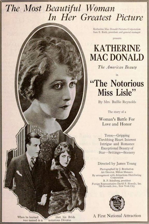 The Notorious Miss Lisle poster