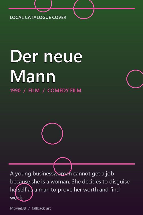 Der neue Mann poster