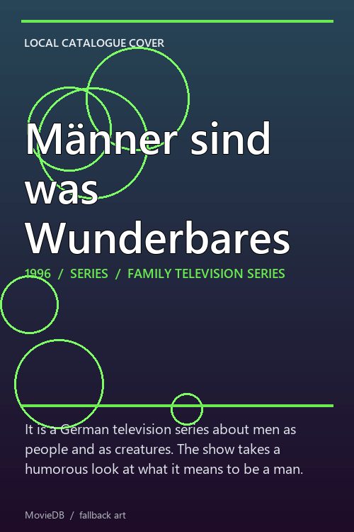 Männer sind was Wunderbares poster